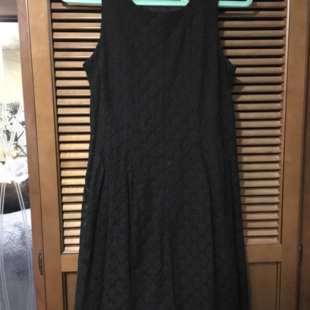 Black lace dress!